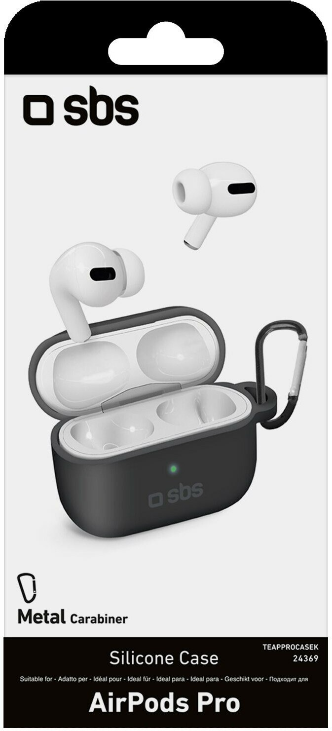 Etui na słuchawki SBS Silicone case do Apple AirPods Pro Czarny