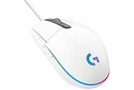 Mysz przewodowa LOGITECH G102 Lightsync Biały