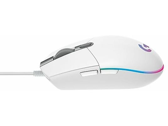 Mysz przewodowa LOGITECH G102 Lightsync Biały