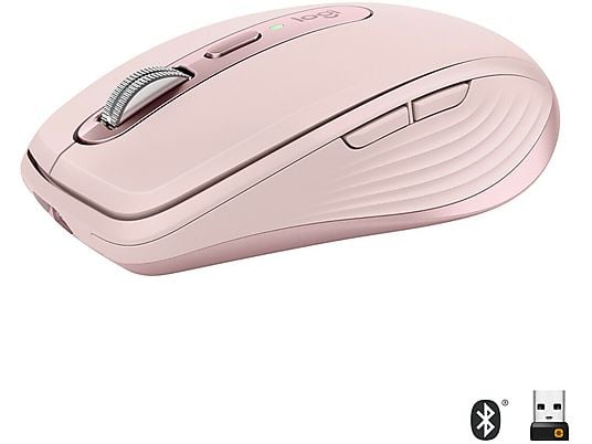 Mysz bezprzewodowa LOGITECH MX Anywhere 3 Różowy 910-005990