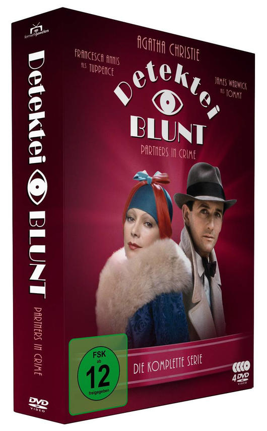 DVD-Box mit einem Filmcover. Es zeigt zwei Personen und den Titel Detective Blunt.