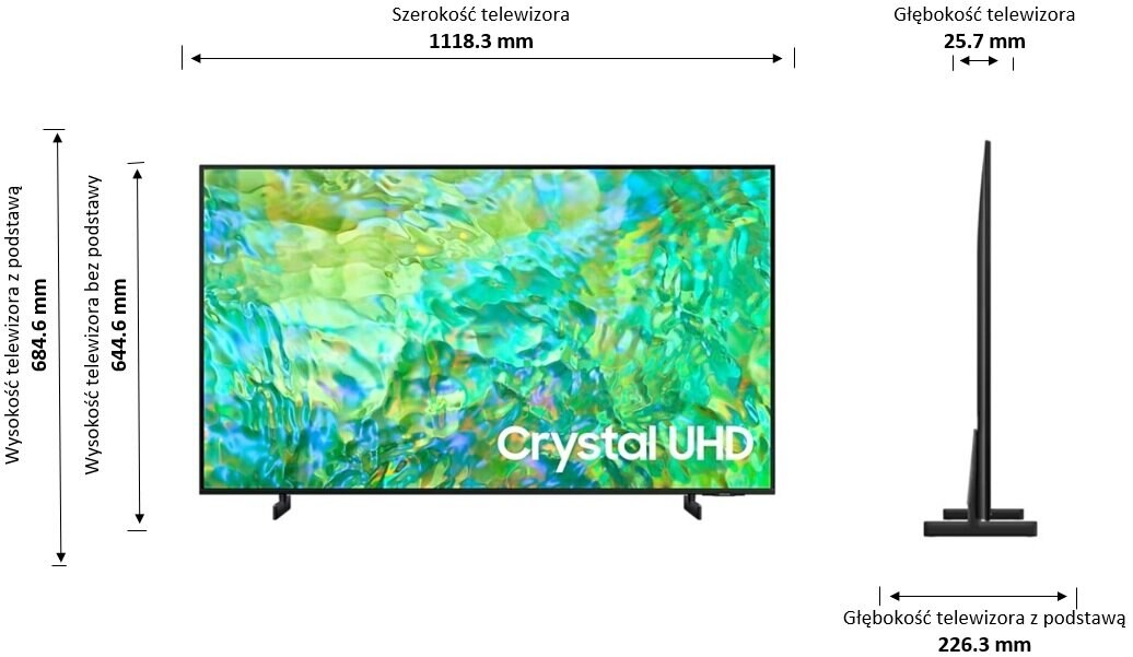 Telewizor SAMSUNG UE50CU8002K