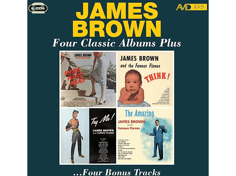 James Brown - FOUR CLASSIC - ALBUMS PLUS (CD)