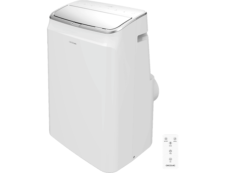 Aire acondicionado portátil  Cecotec ForceClima 7100 Soundless, 780 W,  1764 fg/h, 4 modos, 2 velocidades, Mando a distancia, Blanco