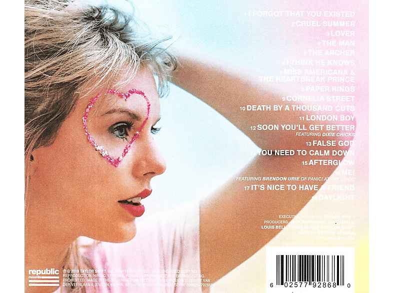 Taylor Swift | Lover (Standard) - (CD) | SATURN