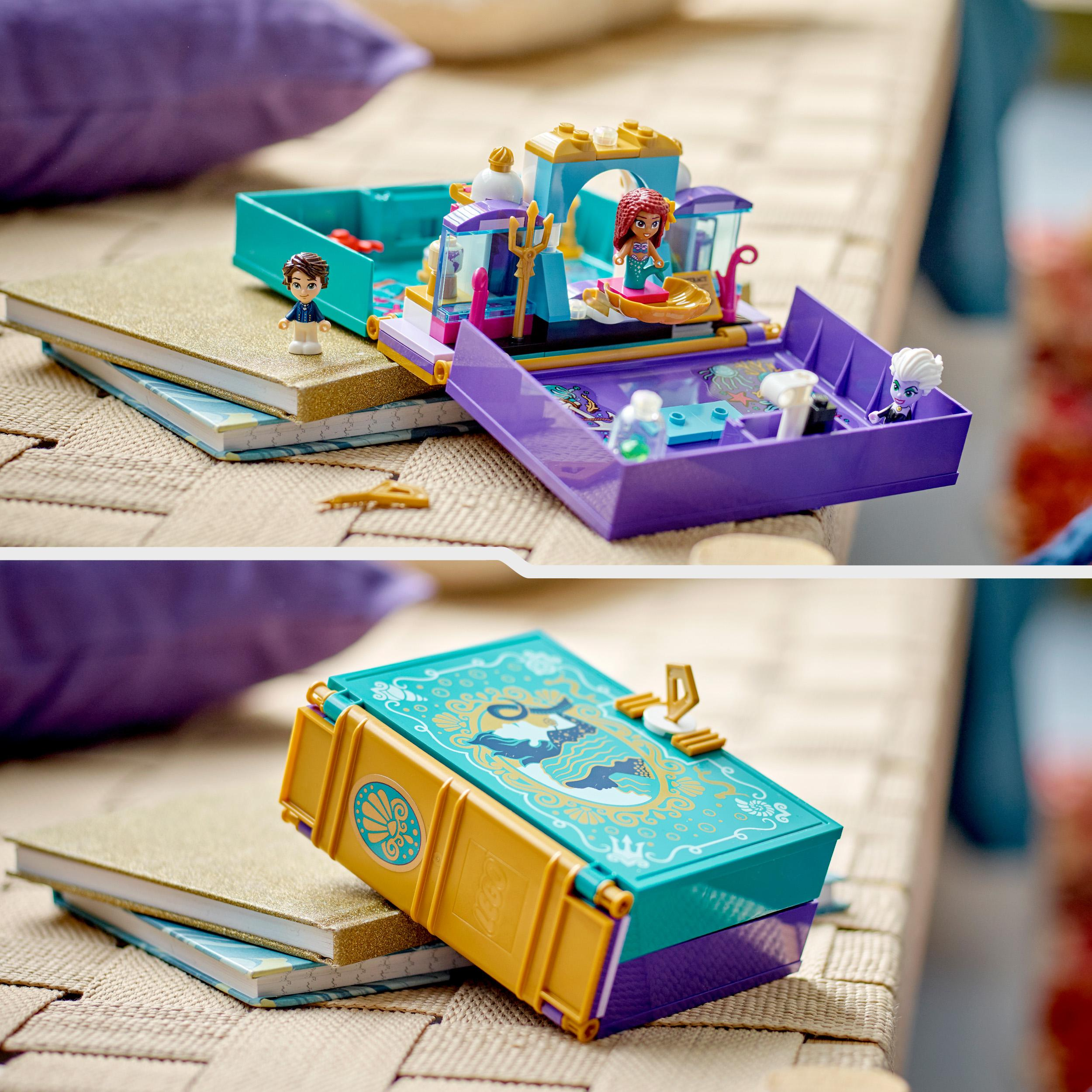 Märchenbuch 43213 kleine Princess Meerjungfrau – Mehrfarbig Bausatz, LEGO Disney Die