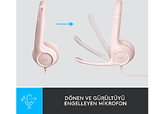 LOGITECH H390 USB Gürültü Önleyici Mikrofonlu Kulaklık - Pembe_2