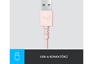 LOGITECH H390 USB Gürültü Önleyici Mikrofonlu Kulaklık - Pembe_4