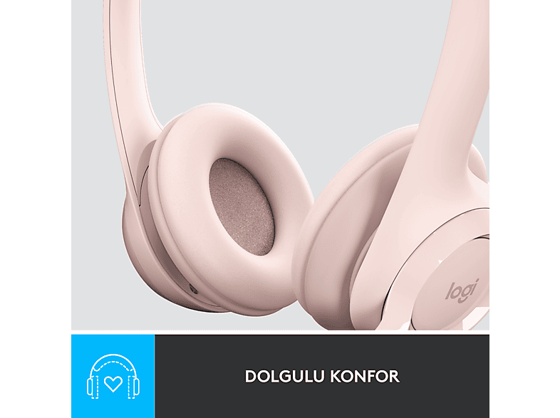 LOGITECH H390 USB Gürültü Önleyici Mikrofonlu Kulaklık - Pembe_6