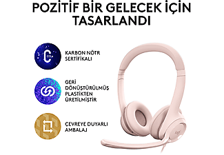 LOGITECH H390 USB Gürültü Önleyici Mikrofonlu Kulaklık - Pembe_8