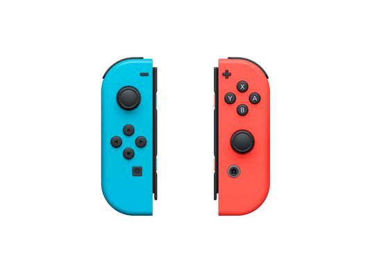 Mando Nintendo Switch - Joy-Con Set, Nintendo Switch, Izquierda y Derecha, Vibración HD, Rojo y Azul Neón