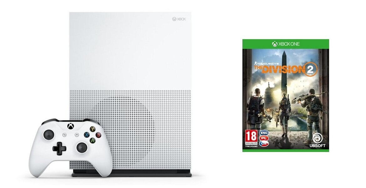 Konsola MICROSOFT Xbox One S 1TB + Tom Clancy's The Division 2