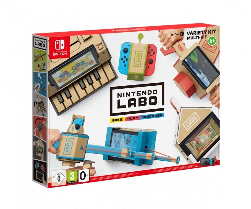 Konsola NINTENDO Switch + Joy-Con Niebiesko-czerwony + Nintendo Labo Variety Kit