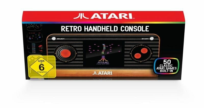 Konsola ATARI Retro Handheld z wbudowanymi 50 grami