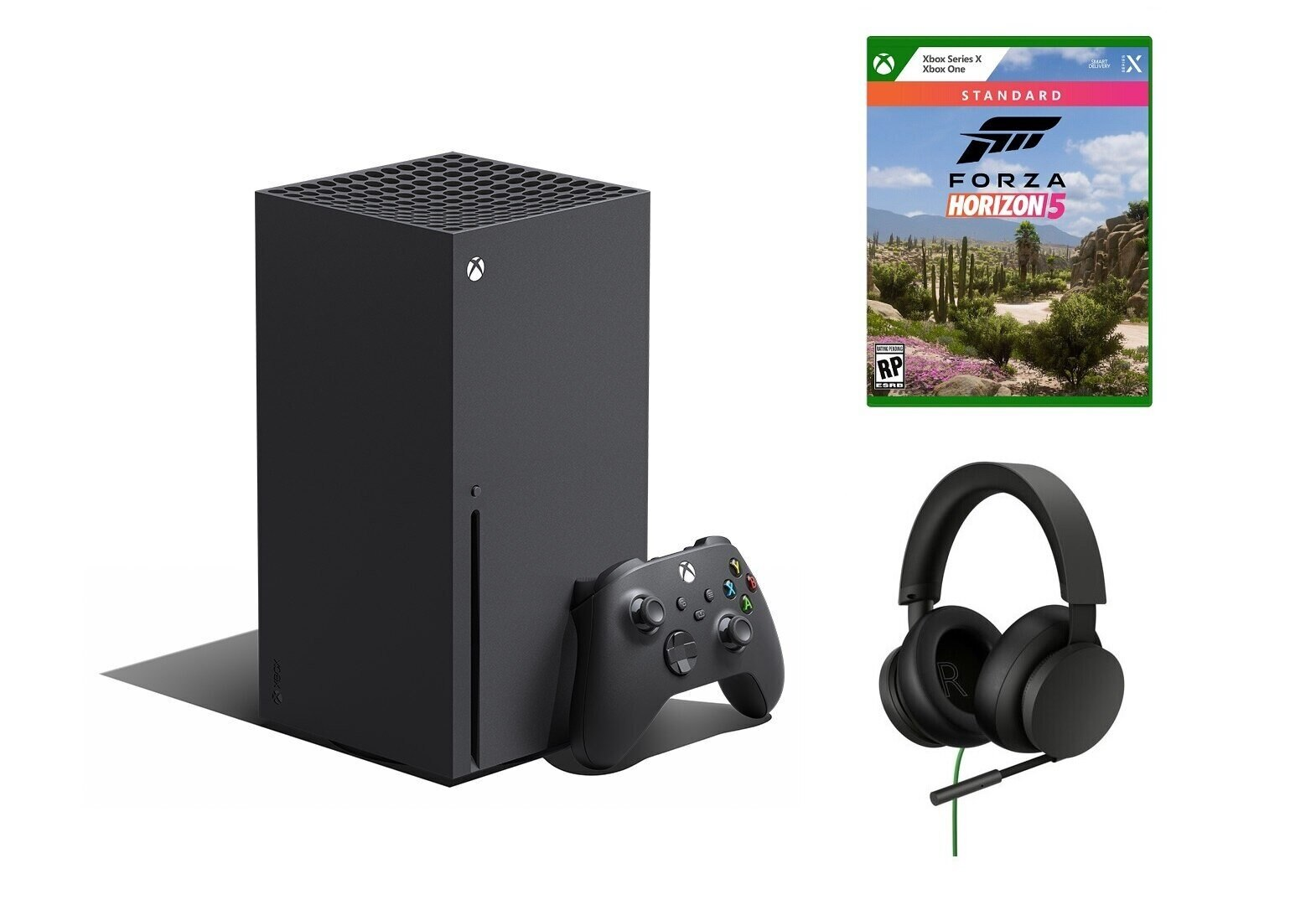 Konsola MICROSOFT Xbox Series X 1TB + Forza Horizon 5 + Xbox Stereo Headset
