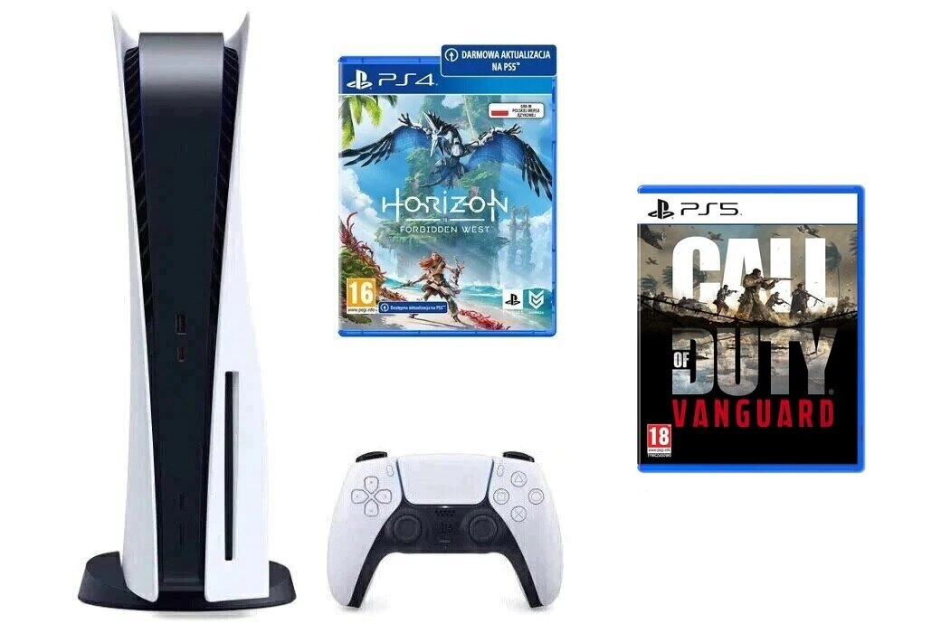 Konsola SONY PlayStation 5 B Chassis + Horizon Forbidden West + Call of Duty: Vanguard