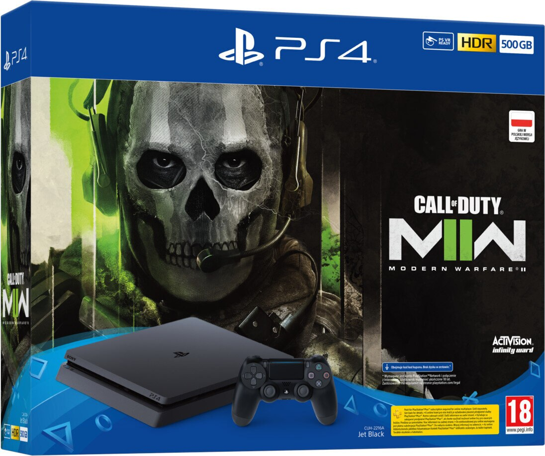 Konsola SONY PlayStation 4 Slim 500GB F Chassis + Call of Duty: Modern Warfare II