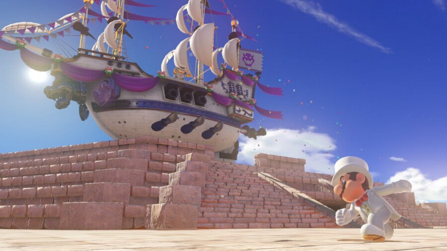 Konsola NINTENDO Switch + Joy-Con Czerwony + Super Mario Odyssey (kod do pobrania)