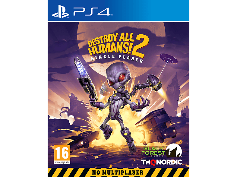 Thq Nordic Destroy All Humans! 2 Single Player Uk/fr PS4