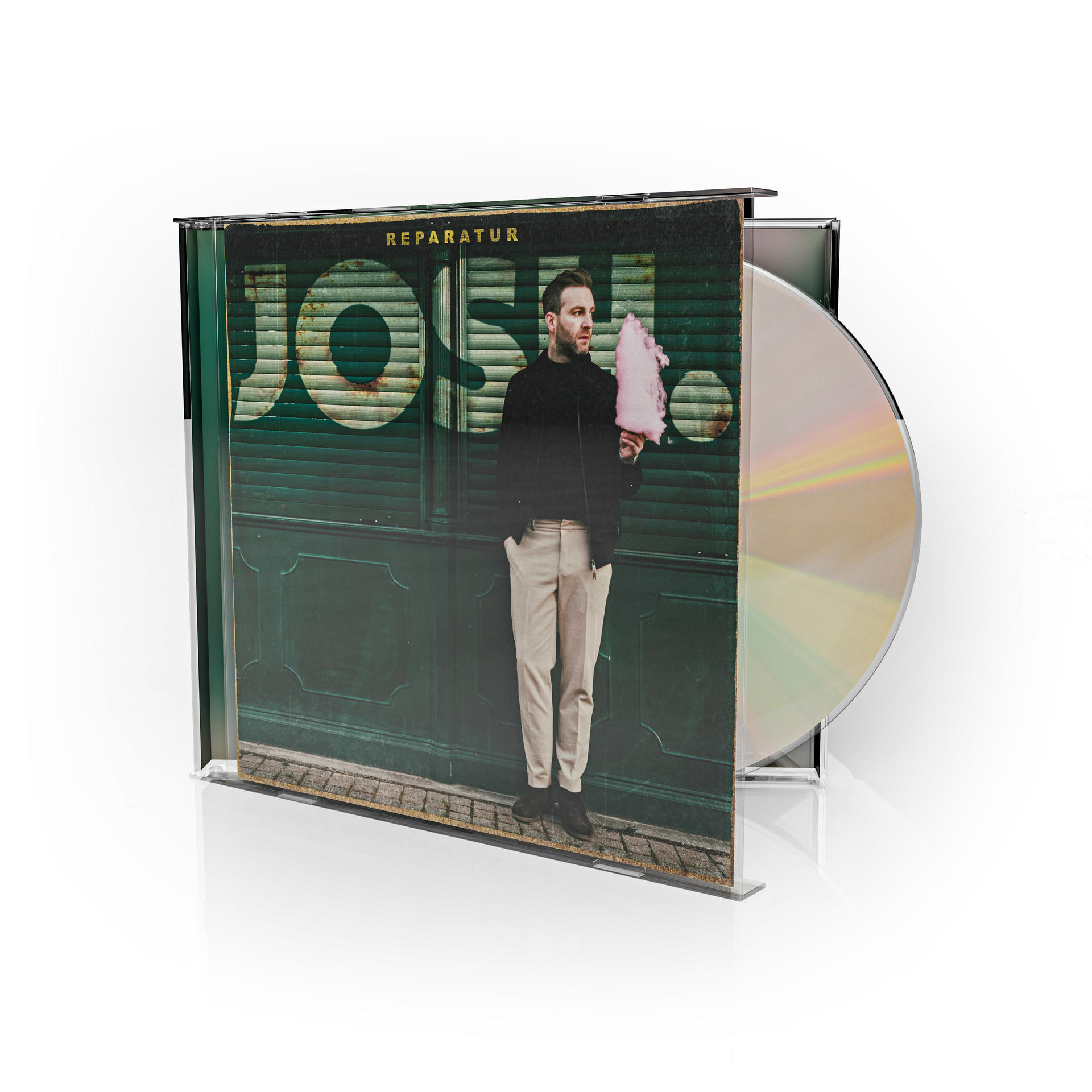 CD-Hülle mit dem Albumtitel 'REPARATUR' und einem Künstler.