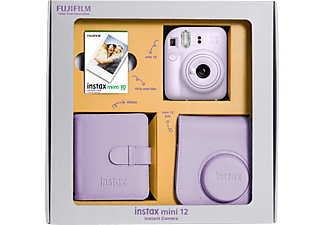 FUJIFILM Instax Mini 12 Bundle Box Anlık Fotoğraf Makinesi Leylak Moru