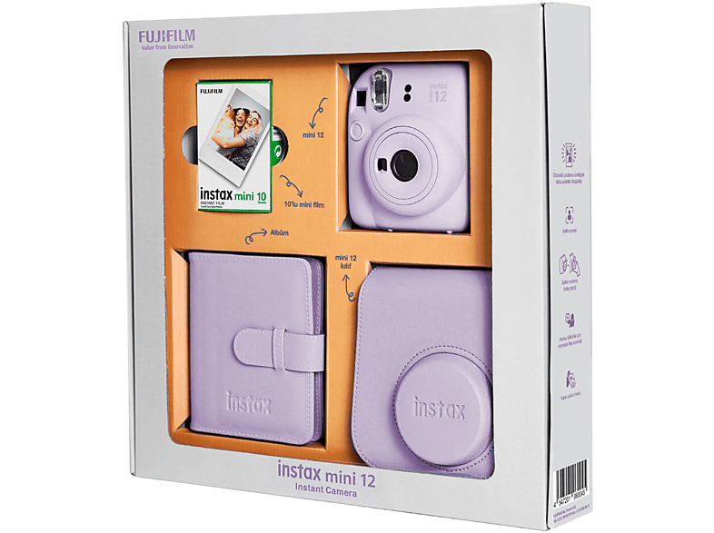 FUJIFILM Instax Mini 12 Bundle Box Anlık Fotoğraf Makinesi Leylak Moru_2