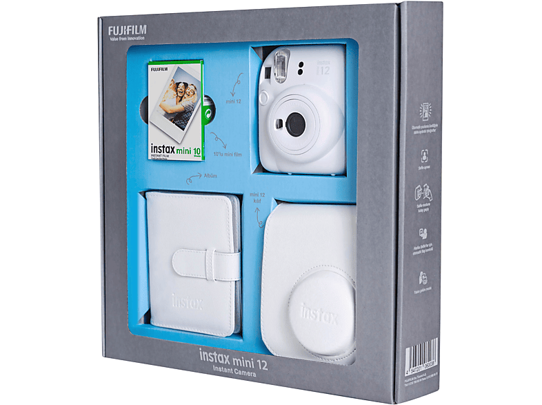 FUJIFILM Instax Mini 12 Bundle Box Anlık Fotoğraf Makinesi Kil Beyazı_2