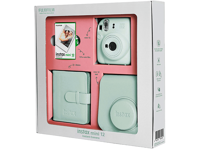 FUJIFILM Instax Mini 12 Bundle Box Anlık Fotoğraf Makinesi Nane Yeşili_2