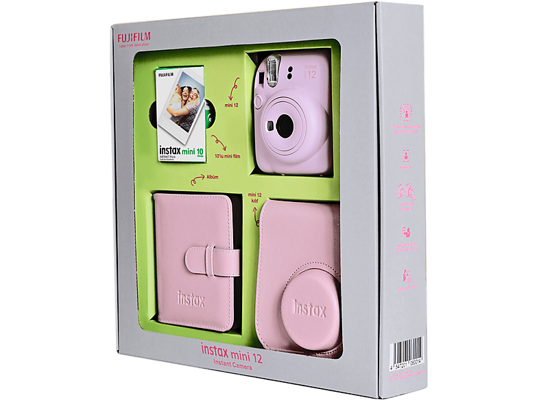 FUJIFILM Instax Mini 12 Bundle Box Anlık Fotoğraf Makinesi Çiçek Pembesi_2