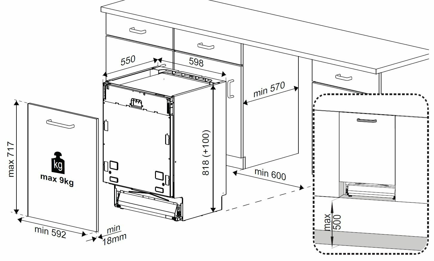 Zmywarka BEKO DIN28431