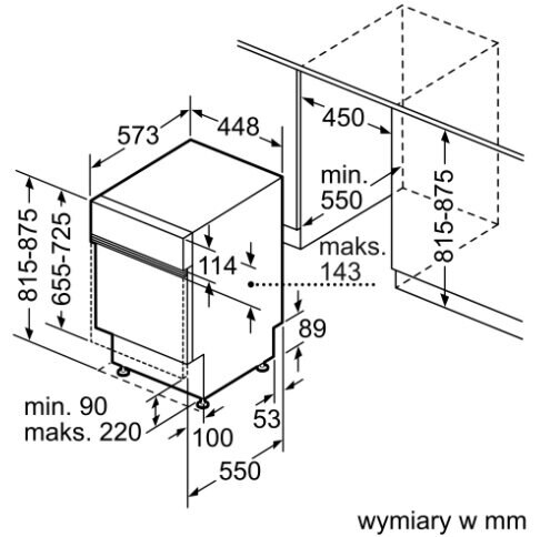 Zmywarka BOSCH SPI6EMS23E