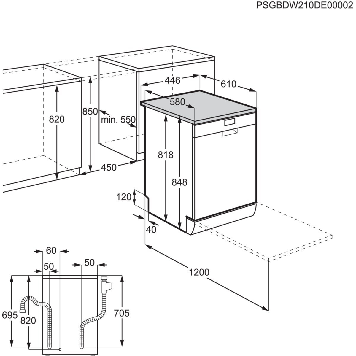 Zmywarka ELECTROLUX ESA22100SX seria 300 AirDry