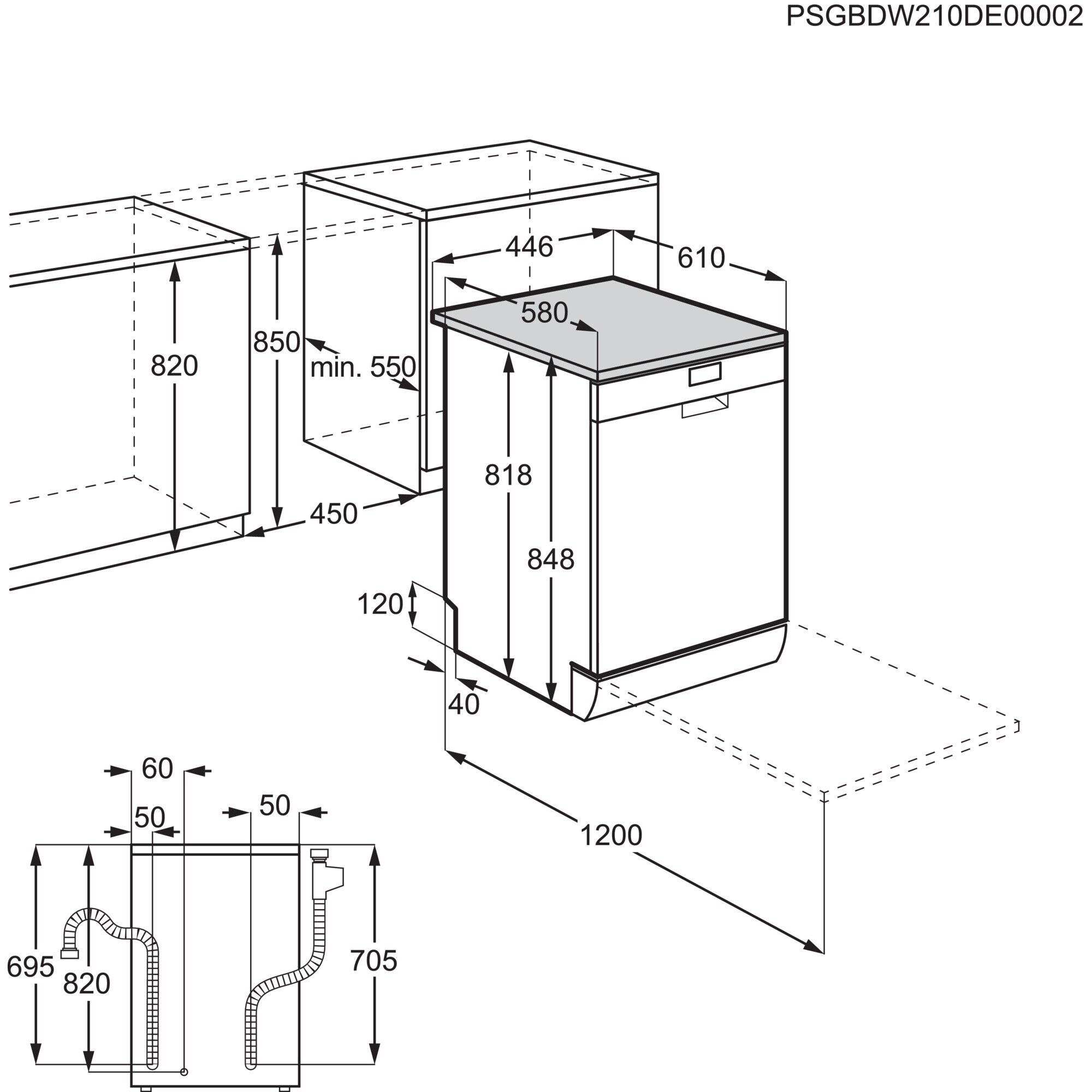Zmywarka ELECTROLUX ESA22100SW seria 300 AirDry