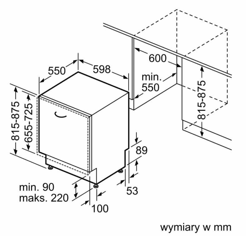 Zmywarka SIEMENS SN85EX56CE