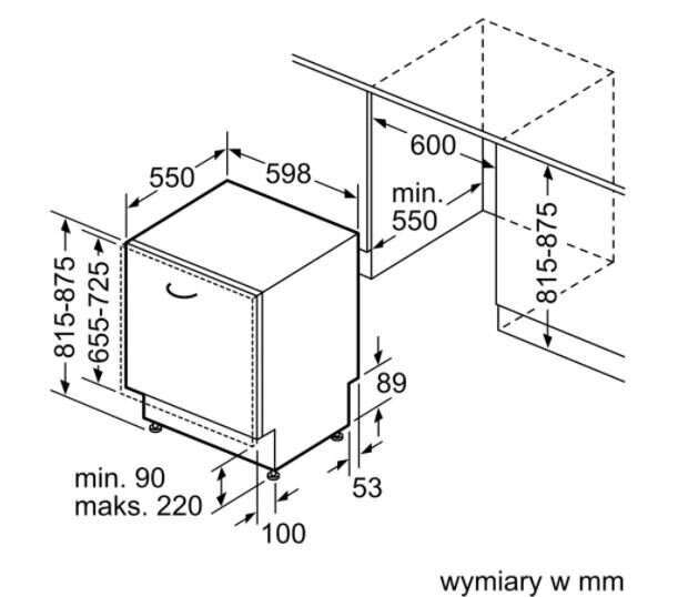 Zmywarka SIEMENS SN87YX01CE