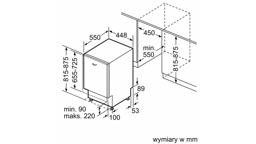 Zmywarka BOSCH SRV2XMX01E