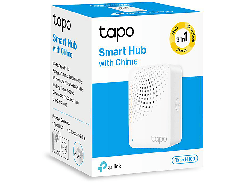 Thumbnail - TAPO H100 Smart Hub, Weiß