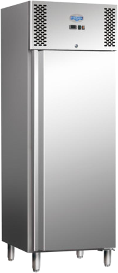 INOX-BÁZIS GN650BT Fagyasztószekrény 700 literes vendéglátó ipari rozsdamentes, Ferrara-Cool