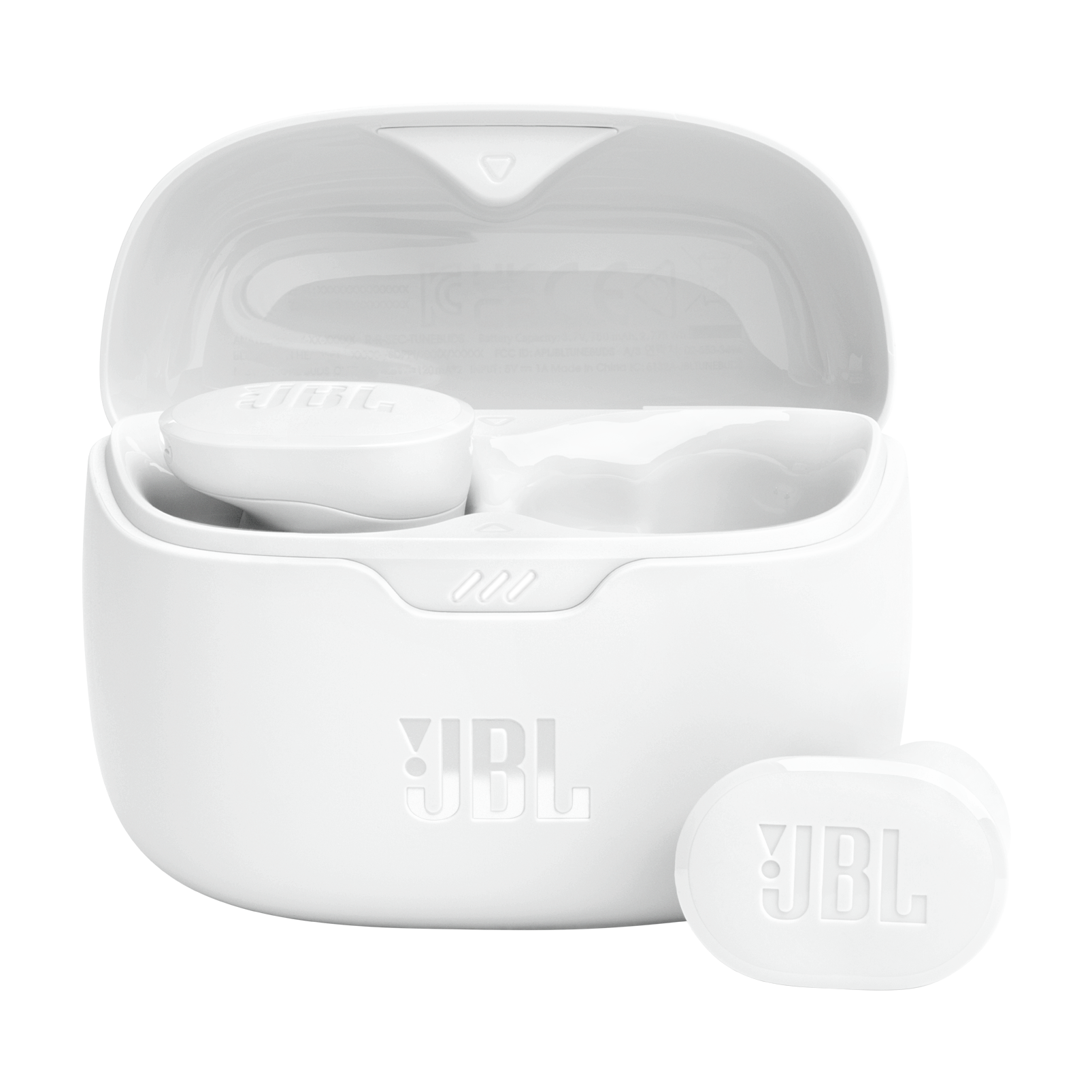 JBL Tune Bud TWS zajszűrős vezeték nélküli fülhallgató, fehér