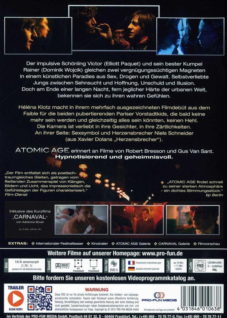DVD-Cover-Art für einen französischen Film mit Text und Bildern.