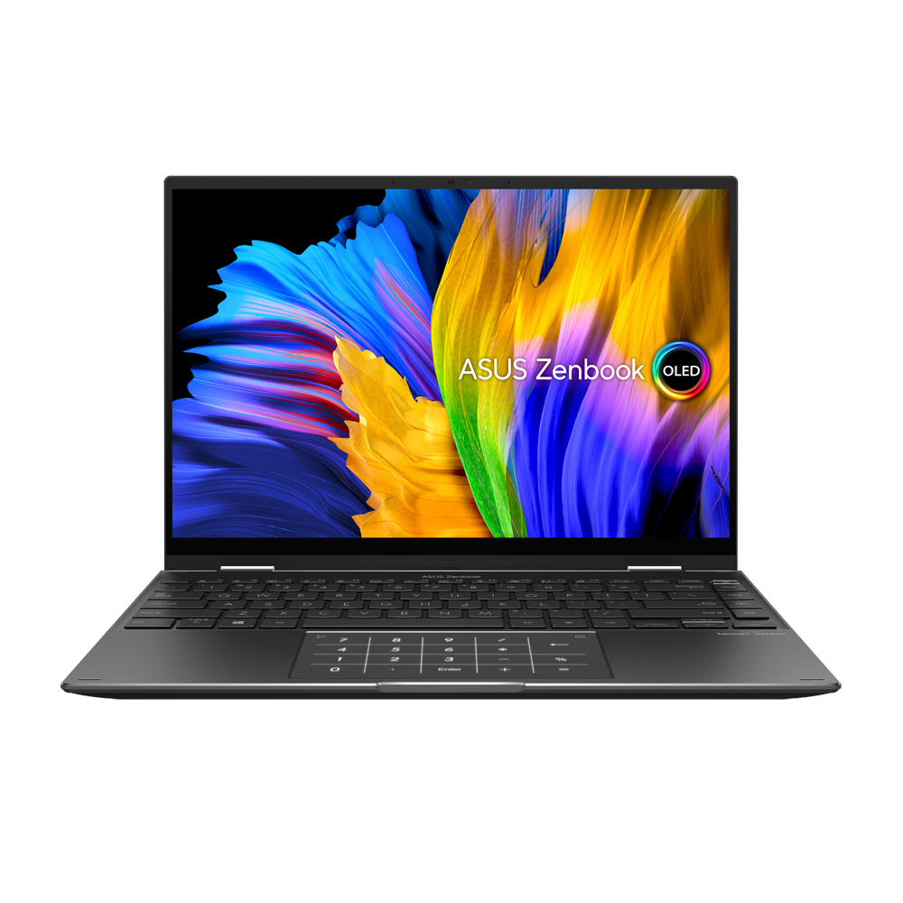 11 14 ASUS RAM, Touchscreen, GB Zoll 5900HX Zenbook OLED, Home Display Windows Radeon™ 14 GB Graphics, SSD, AMD 512 mit 16 Schwarz Prozessor, Bit) (64 Convertible, Flip Onboard AMD,