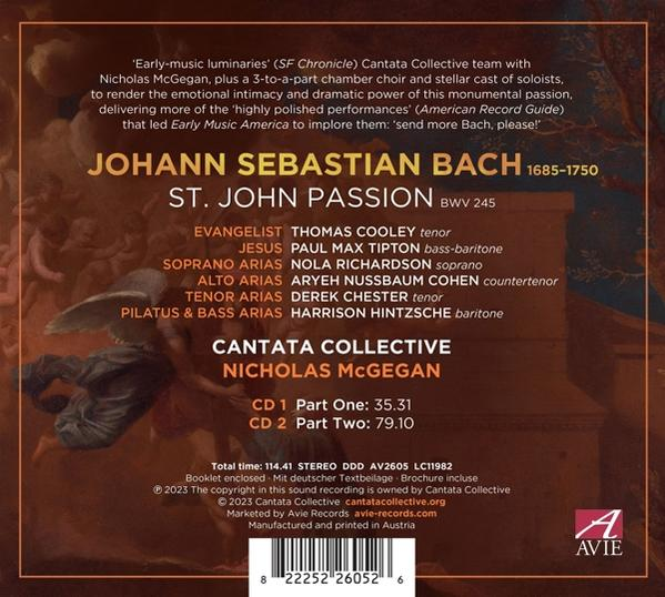 Nicholas Cantata Collective/mcgegan - Johannes-Passion  - (CD)