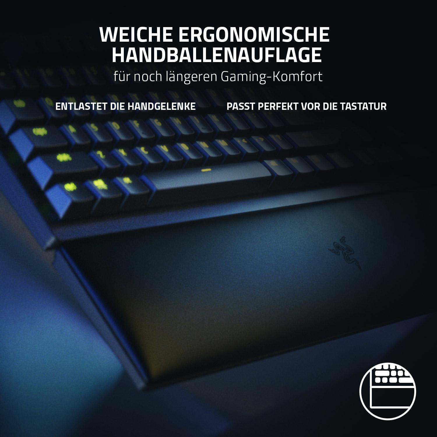 RAZER Huntsman switches, Gaming Kabelgebunden, V2 Tastatur, lila Tenkeyless Opto-Mechanical, Schwarz