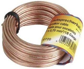 Kabel HAMA głośnikowy 2x2.5mm 10m