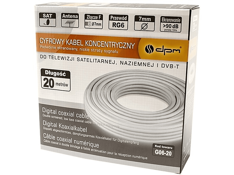 Kabel antenowy DPM 20 m – zdjęcie 2