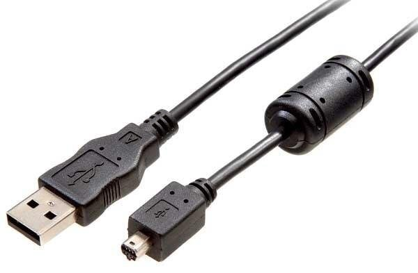 Kabel VIVANCO USB 2.0 A- mini B 1.5 m Czarny