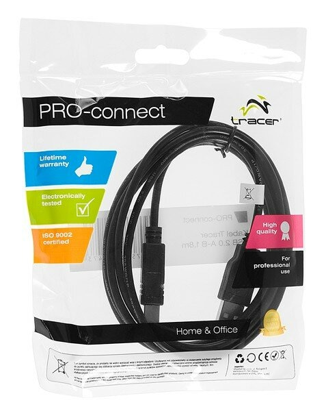 Kabel USB do drukarki TRACER TRAKBK41332