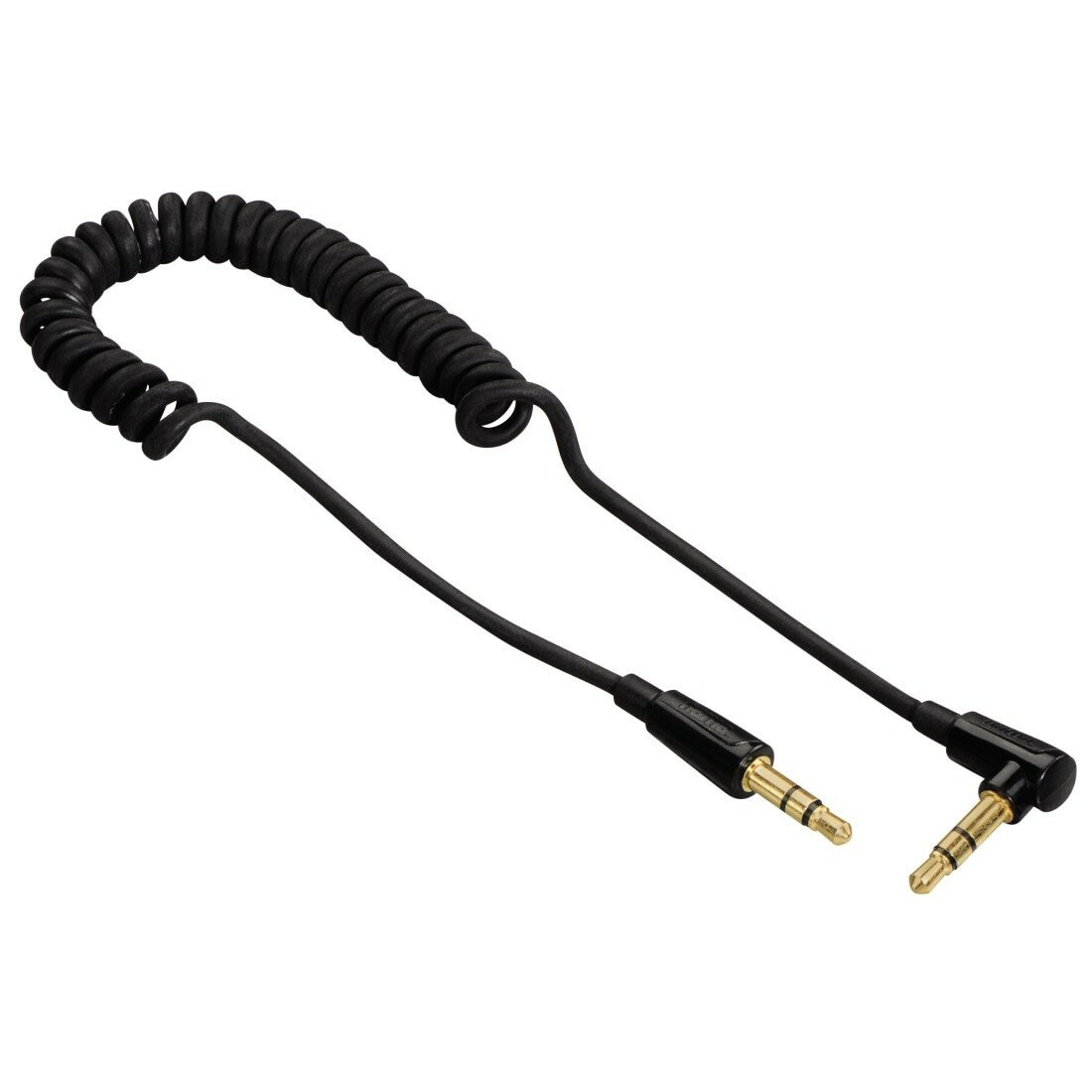 Kabel HAMA Techline Jack 3.5 - Jack 3.5 kątowy FLEXI SLIM 0.75 m