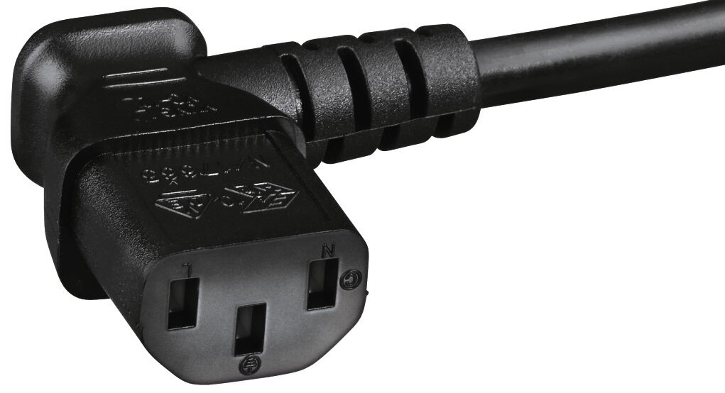 Kabel HAMA zasilający komputer kątowy 5m