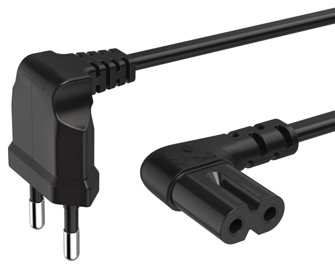 Kabel zasilający HAMA kątowy 3m